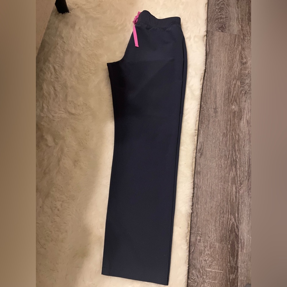 Figs womens Livingston scrub pant in night sky size large TALL INSEAM